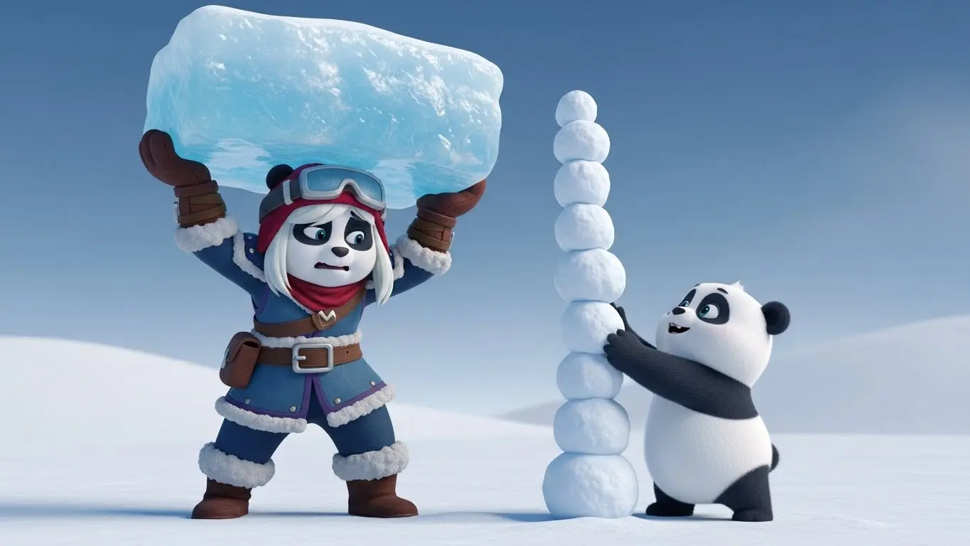 Comparación entre cargar metas pesadas y construir hábitos pequeños y fáciles.